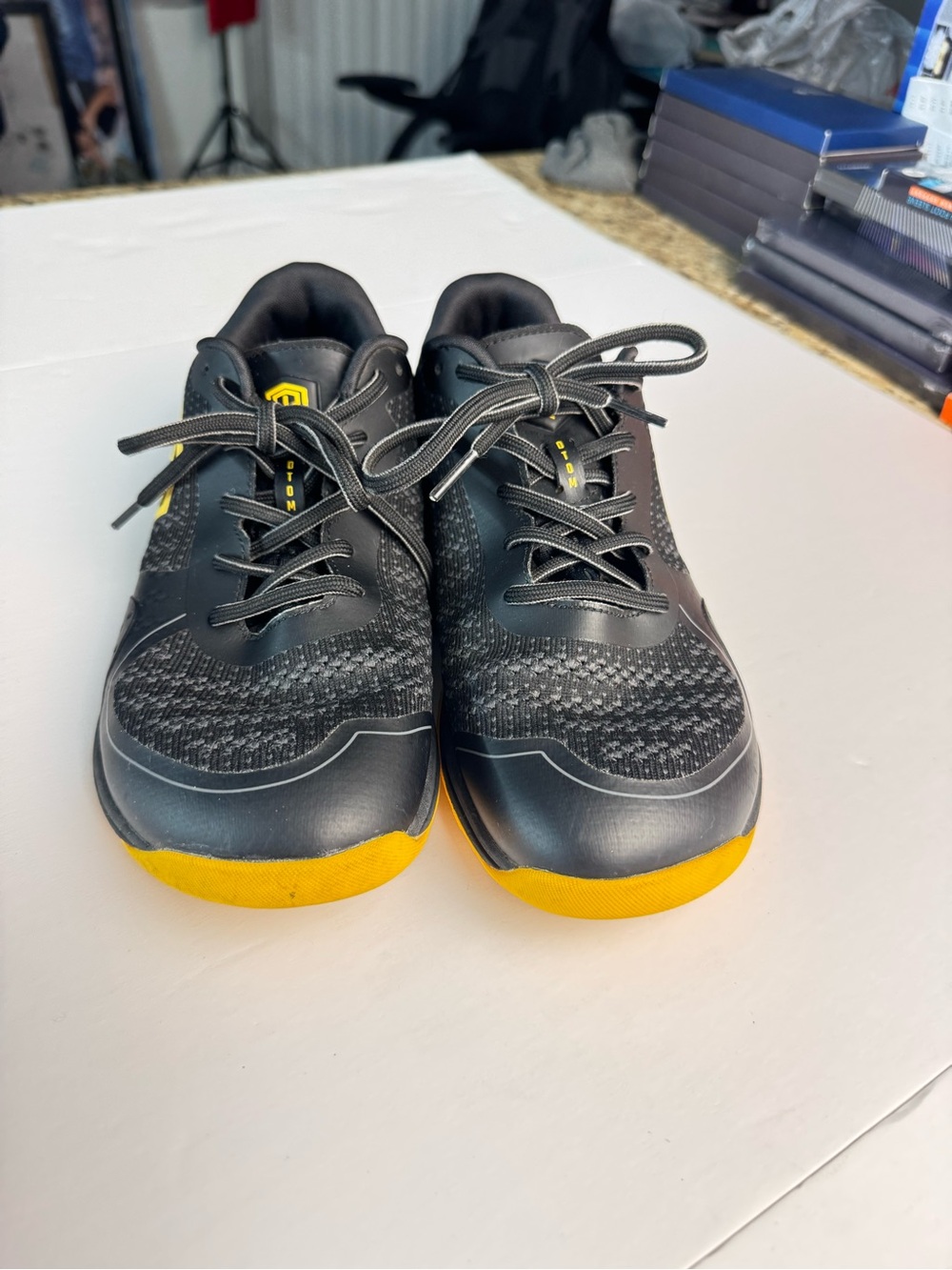 Born Primitive Men's Black Sneakers with Yellow Soles